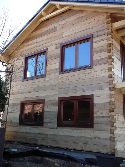 Okna dřevostavby